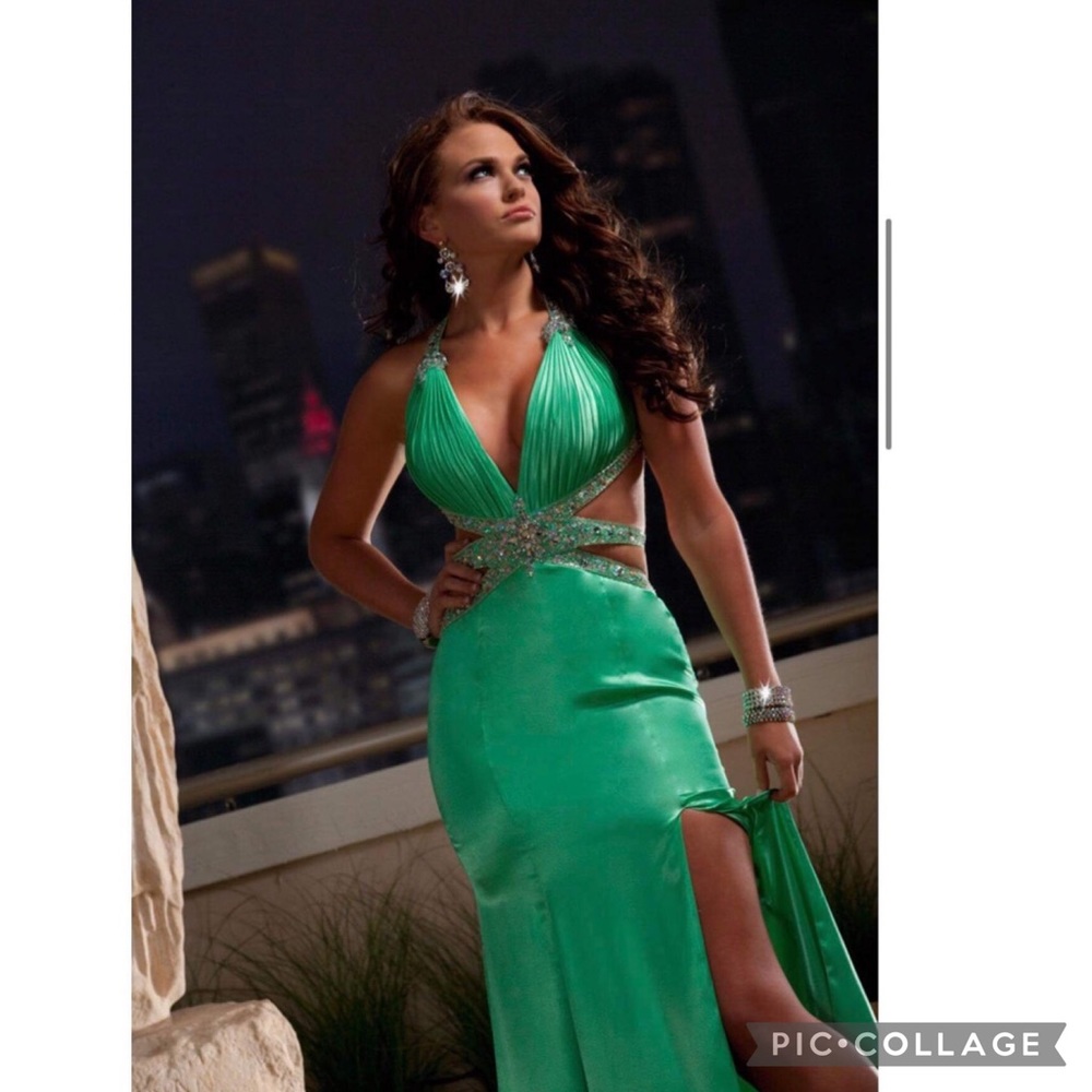 2 New Size 8 & 10 Nite Moves Green Prom / Pageant / Homecoming / Dress / Gown